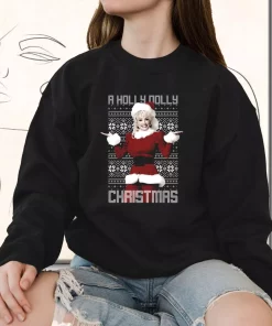 Dolly Parton Holly Dolly Christmas Sweatshirt Xmas Outfit 3