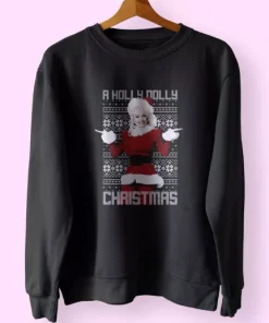 Dolly Parton Holly Dolly Christmas Sweatshirt Xmas Outfit 4
