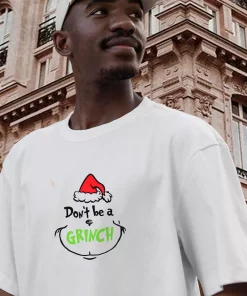 DonT Be A Grinch Face Thanksgiving Vintage T Shirt 3