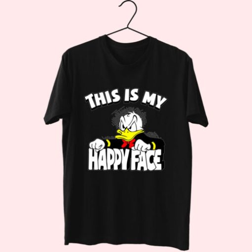 Donald Duck Angry Grumpy This Is My Happy Face Essential T Shirt