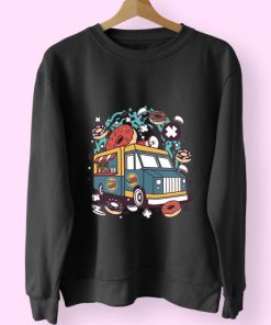 Donut Van Funny Graphic Sweatshirt 4