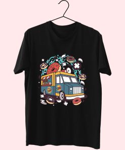 Donut Van Funny Graphic T Shirt