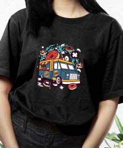 Donut Van Funny Graphic T Shirt