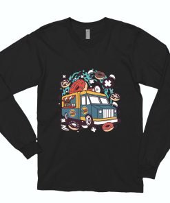 Donut Van Funny Long Sleeve T shirt