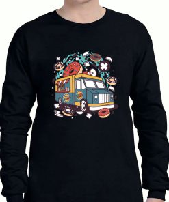 Donut Van Funny Long Sleeve T shirt