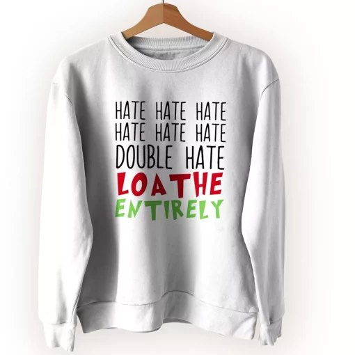 Double Hate Loa The Entirely Ugly Christmas Sweater