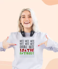 Double Hate Loa The Entirely Ugly Christmas Sweater