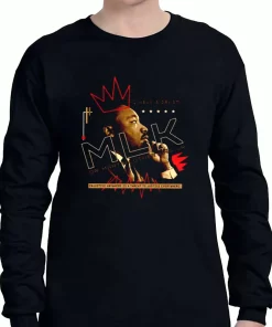 Dr Martin Luther King Jr Injustice Anywhere MLK Long Sleeve T Shirt 3