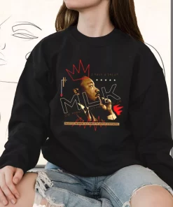 Dr Martin Luther King Jr Injustice Anywhere MLK Sweatshirt