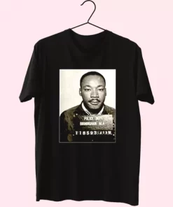 Dr Martin Luther King Jr Mugshot Civil Rights Mlk Day T Shirt 4