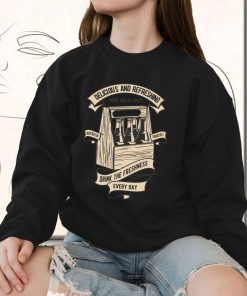 Drink The Freshness Funny Graphic Sweatshirt