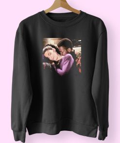 Dwayne And Whitley Photoshoot Retro Sweatshirt Design