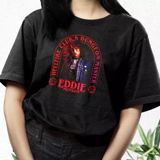 Eddie Munson Hellfire Club Dungeon Master Casual Trendy T Shirt