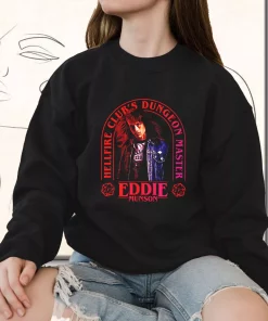 Eddie Munson Hellfire Club Dungeon Master Trendy Sweatshirt Style 1 Eddie Munson Hellfire Club Dungeon Master Trendy Sweatshirt Style 2