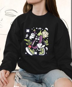 Eggplant Funny Graphic Sweatshirt