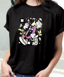 Eggplant Funny Graphic T Shirt 3