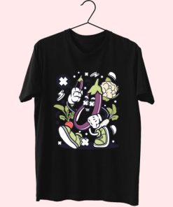 Eggplant Funny Graphic T Shirt 4