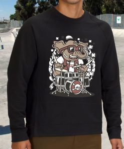 Elephant Drummer Funny Graphic Sweatshirt 2 Elephant Drummer Funny Graphic Sweatshirt 3