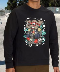 Elephant Scooterist Funny Graphic Sweatshirt 2 Elephant Scooterist Funny Graphic Sweatshirt 3
