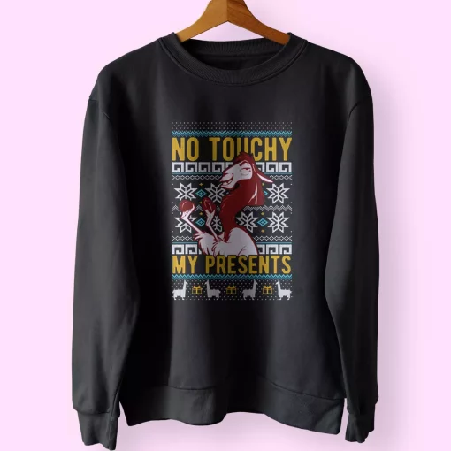 Emperor’s New Groove Kuzco No Touchy Sweatshirt Xmas Outfit