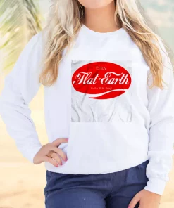 Enjoy Flat Earth It’s The Real Thing Sweatshirt Earth Day Costume