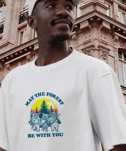 Ewok Sunset May The Forest Be With You Casual Earth Day T Shirt 2 Ewok Sunset May The Forest Be With You Casual Earth Day T Shirt 3