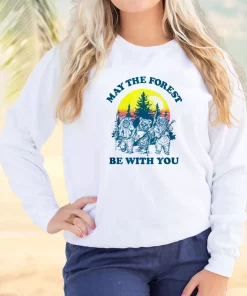Ewok Sunset May The Forest Be With You Sweatshirt Earth Day Costume