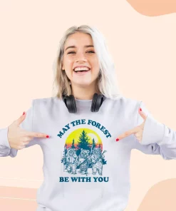 Ewok Sunset May The Forest Be With You Sweatshirt Earth Day Costume 2 Ewok Sunset May The Forest Be With You Sweatshirt Earth Day Costume 3