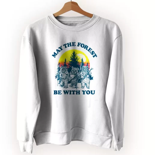 Ewok Sunset May The Forest Be With You Sweatshirt Earth Day Costume Ewok Sunset May The Forest Be With You Sweatshirt Earth Day Costume
