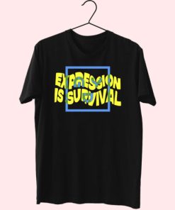 Expression Is Survival Slogan Essential T Shirt 1 Expression Is Survival Slogan Essential T Shirt 2