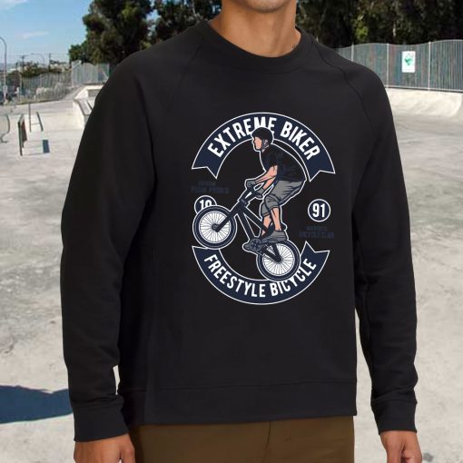 Extreme Bike Funny Graphic Sweatshirt