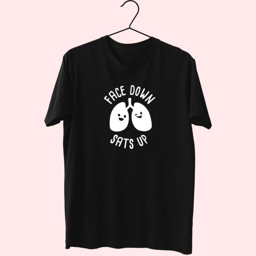 Face Down Sats Up Essentials T Shirt