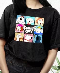 Family Guy Group Tv Show Streetwear On Sale Classic 90S T Shirt Style