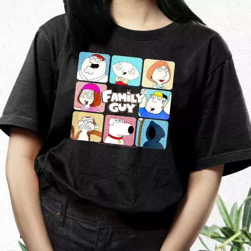 Family Guy Group Tv Show Streetwear On Sale Classic 90S T Shirt Style