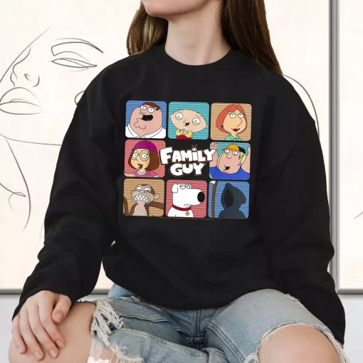 Family Guy Group Tv Show Streetwear On Sale Classic Sweatshirt Style