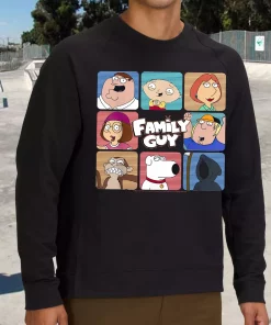 Family Guy Group Tv Show Streetwear On Sale Classic Sweatshirt Style 3