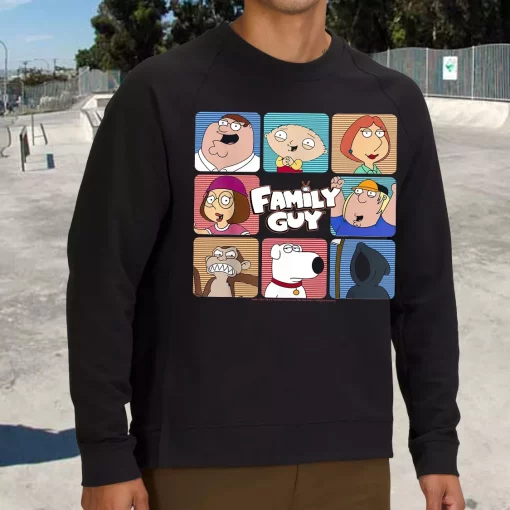 Family Guy Group Tv Show Streetwear On Sale Classic Sweatshirt Style