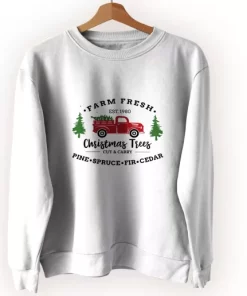 Farm Fresh Christmas Trees Truck Ugly Christmas Sweater 3 Farm Fresh Christmas Trees Truck Ugly Christmas Sweater 4