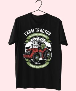 Farm Tractor Funny Graphic T Shirt