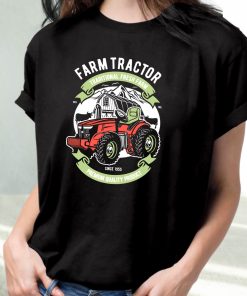 Farm Tractor Funny Graphic T Shirt 3