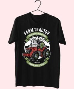 Farm Tractor Funny Graphic T Shirt 4