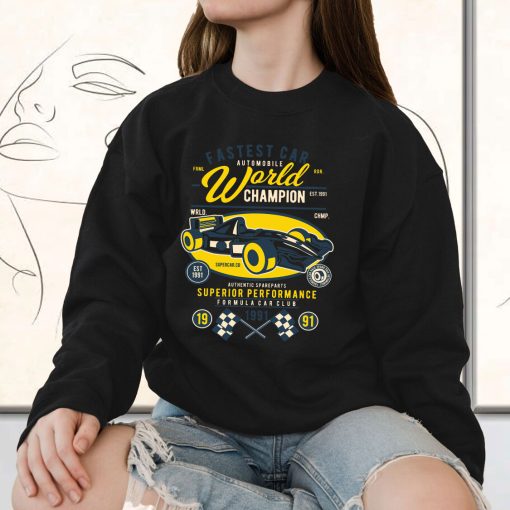 Fastest Car Funny Graphic Sweatshirt