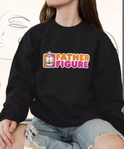 Father Figure Dunkin Donuts Style Funny Father Day Sweatshirt 2