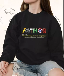 Fathor Noun Like A Dad Funny Father Day Sweatshirt
