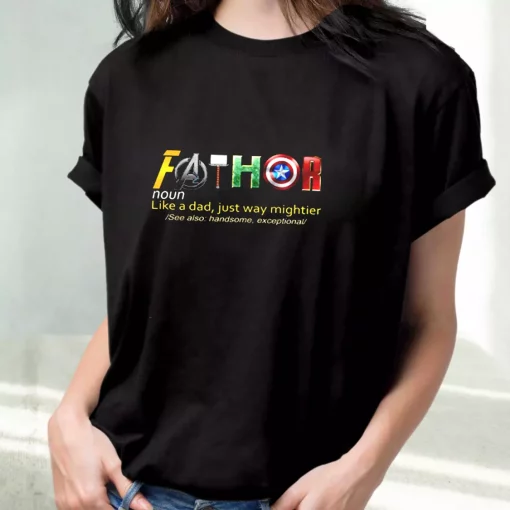 Fathor Noun Like A Dad T Shirt For Dad