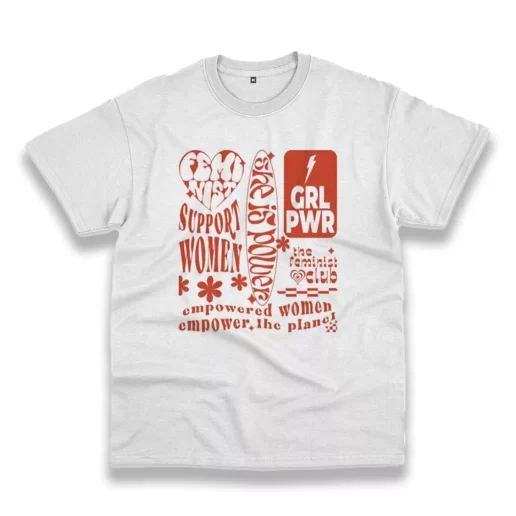 Feminist Empower The Planet Quote Casual Earth Day T Shirt Feminist Empower The Planet Quote Casual Earth Day T Shirt