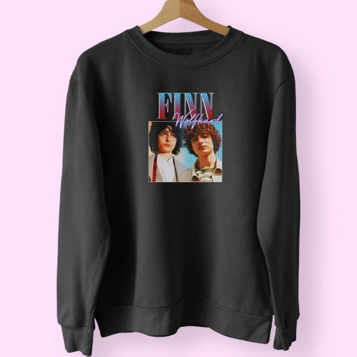 Finn Wolfhard Vintage Black Rapp Sweatshirt Design