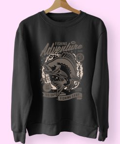Fishing Adventure Funny Graphic Sweatshirt