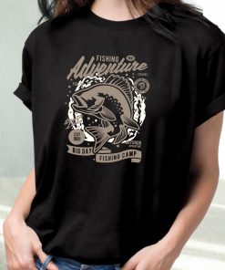 Fishing Adventure Funny Graphic T Shirt 3