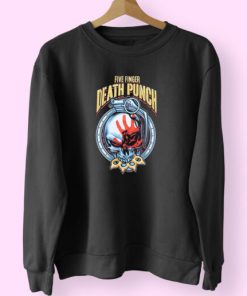 Five Finger Death Punch Skull Grenade Sweatshirt Design
